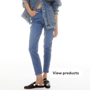 Slim Mom High Ankle Jeans 👖  Brand - H&M, Size - 10